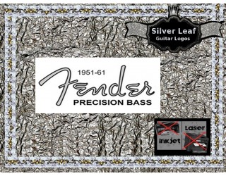 Fender Precision Bass Guitar Decal 22s